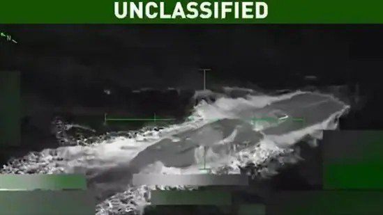 Trump says US destroyed ‘drug-carrying submarine’ in Caribbean; claims it could have killed 25,000 Americans.